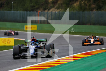 2022-08-26 - 23 ALBON Alexander (tha), Williams Racing FW44, action during the Formula 1 Rolex Belgian Grand Prix 2022, 14th round of the 2022 FIA Formula One World Championship from August 26 to 28, 2022 on the Circuit de Spa-Francorchamps, in Francorchamps, Belgium - F1 - BELGIAN GRAND PRIX 2022 - FORMULA 1 - MOTORS