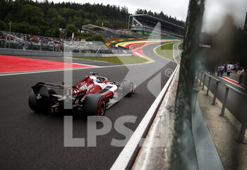 2022-08-26 - 77 BOTTAS Valtteri (fin), Alfa Romeo F1 Team ORLEN C42, action during the Formula 1 Rolex Belgian Grand Prix 2022, 14th round of the 2022 FIA Formula One World Championship from August 26 to 28, 2022 on the Circuit de Spa-Francorchamps, in Francorchamps, Belgium - F1 - BELGIAN GRAND PRIX 2022 - FORMULA 1 - MOTORS