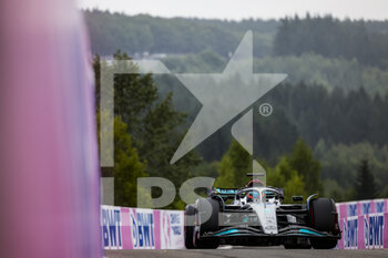 2022-08-26 - 63 RUSSELL George (gbr), Mercedes AMG F1 Team W13, action during the Formula 1 Rolex Belgian Grand Prix 2022, 14th round of the 2022 FIA Formula One World Championship from August 26 to 28, 2022 on the Circuit de Spa-Francorchamps, in Francorchamps, Belgium - F1 - BELGIAN GRAND PRIX 2022 - FORMULA 1 - MOTORS
