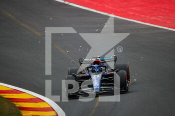 2022-08-27 - 23 ALBON Alexander (tha), Williams Racing FW44, action during the Formula 1 Rolex Belgian Grand Prix 2022, 14th round of the 2022 FIA Formula One World Championship from August 26 to 28, 2022 on the Circuit de Spa-Francorchamps, in Francorchamps, Belgium - F1 - BELGIAN GRAND PRIX 2022 - FORMULA 1 - MOTORS