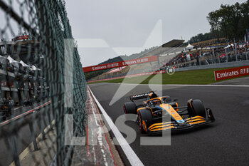 2022-08-27 - 03 RICCIARDO Daniel (aus), McLaren F1 Team MCL36, action during the Formula 1 Rolex Belgian Grand Prix 2022, 14th round of the 2022 FIA Formula One World Championship from August 26 to 28, 2022 on the Circuit de Spa-Francorchamps, in Francorchamps, Belgium - F1 - BELGIAN GRAND PRIX 2022 - FORMULA 1 - MOTORS