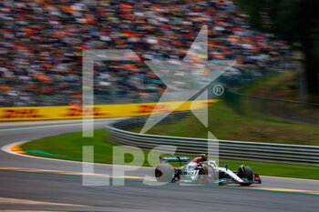 2022-08-27 - 44 HAMILTON Lewis (gbr), Mercedes AMG F1 Team W13, action during the Formula 1 Rolex Belgian Grand Prix 2022, 14th round of the 2022 FIA Formula One World Championship from August 26 to 28, 2022 on the Circuit de Spa-Francorchamps, in Francorchamps, Belgium - F1 - BELGIAN GRAND PRIX 2022 - FORMULA 1 - MOTORS