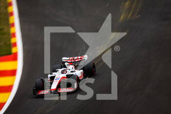 2022-08-27 - 20 MAGNUSSEN Kevin (den), Haas F1 Team VF-22 Ferrari, action during the Formula 1 Rolex Belgian Grand Prix 2022, 14th round of the 2022 FIA Formula One World Championship from August 26 to 28, 2022 on the Circuit de Spa-Francorchamps, in Francorchamps, Belgium - F1 - BELGIAN GRAND PRIX 2022 - FORMULA 1 - MOTORS