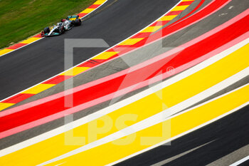 2022-08-27 - 63 RUSSELL George (gbr), Mercedes AMG F1 Team W13, action during the Formula 1 Rolex Belgian Grand Prix 2022, 14th round of the 2022 FIA Formula One World Championship from August 26 to 28, 2022 on the Circuit de Spa-Francorchamps, in Francorchamps, Belgium - F1 - BELGIAN GRAND PRIX 2022 - FORMULA 1 - MOTORS