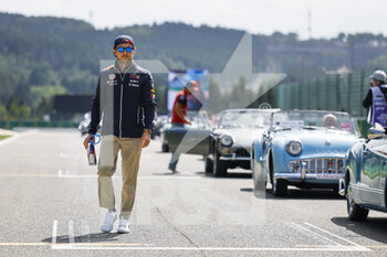 2022-08-28 - PEREZ Sergio (mex), Red Bull Racing RB18, portrait during the Formula 1 Rolex Belgian Grand Prix 2022, 14th round of the 2022 FIA Formula One World Championship from August 26 to 28, 2022 on the Circuit de Spa-Francorchamps, in Francorchamps, Belgium - F1 - BELGIAN GRAND PRIX 2022 - RACE - FORMULA 1 - MOTORS