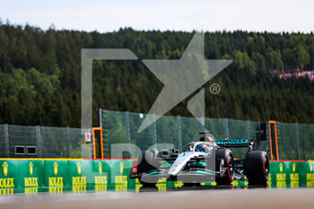 2022-08-28 - 63 RUSSELL George (gbr), Mercedes AMG F1 Team W13, action during the Formula 1 Rolex Belgian Grand Prix 2022, 14th round of the 2022 FIA Formula One World Championship from August 26 to 28, 2022 on the Circuit de Spa-Francorchamps, in Francorchamps, Belgium - F1 - BELGIAN GRAND PRIX 2022 - RACE - FORMULA 1 - MOTORS