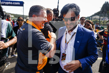 2022-08-28 - BROWN Zak (usa), CEO of of McLaren Racing, BEN SULAYEM Mohammed (uae), President of the FIA, portrait during the Formula 1 Rolex Belgian Grand Prix 2022, 14th round of the 2022 FIA Formula One World Championship from August 26 to 28, 2022 on the Circuit de Spa-Francorchamps, in Francorchamps, Belgium - F1 - BELGIAN GRAND PRIX 2022 - RACE - FORMULA 1 - MOTORS