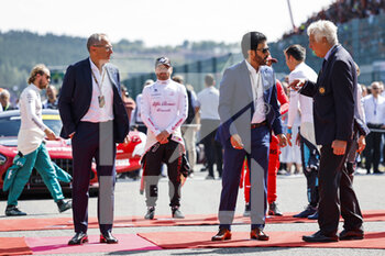 2022-08-28 - François Cornélis, President RACB, DOMENICALI Stefano (ita), Chairman and CEO Formula One Group FOG, BEN SULAYEM Mohammed (uae), President of the FIA, portrait during the Formula 1 Rolex Belgian Grand Prix 2022, 14th round of the 2022 FIA Formula One World Championship from August 26 to 28, 2022 on the Circuit de Spa-Francorchamps, in Francorchamps, Belgium - F1 - BELGIAN GRAND PRIX 2022 - RACE - FORMULA 1 - MOTORS