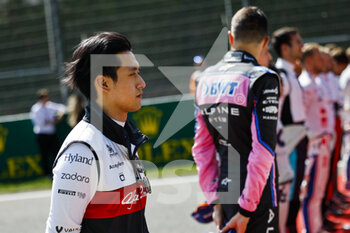 2022-08-28 - ZHOU Guanyu (chi), Alfa Romeo F1 Team ORLEN C42, portrait during the Formula 1 Rolex Belgian Grand Prix 2022, 14th round of the 2022 FIA Formula One World Championship from August 26 to 28, 2022 on the Circuit de Spa-Francorchamps, in Francorchamps, Belgium - F1 - BELGIAN GRAND PRIX 2022 - RACE - FORMULA 1 - MOTORS
