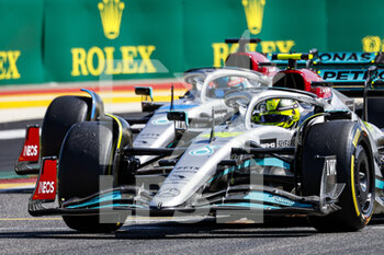 2022-08-28 - 44 HAMILTON Lewis (gbr), Mercedes AMG F1 Team W13, action during the Formula 1 Rolex Belgian Grand Prix 2022, 14th round of the 2022 FIA Formula One World Championship from August 26 to 28, 2022 on the Circuit de Spa-Francorchamps, in Francorchamps, Belgium - F1 - BELGIAN GRAND PRIX 2022 - RACE - FORMULA 1 - MOTORS
