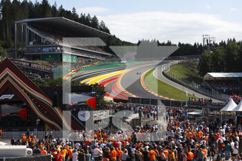 2022-08-28 - Fans at the bottom of the Raidillon during the Formula 1 Rolex Belgian Grand Prix 2022, 14th round of the 2022 FIA Formula One World Championship from August 26 to 28, 2022 on the Circuit de Spa-Francorchamps, in Francorchamps, Belgium - F1 - BELGIAN GRAND PRIX 2022 - RACE - FORMULA 1 - MOTORS