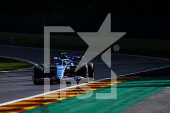 2022-08-28 - 31 OCON Esteban (fra), Alpine F1 Team A522, action during the Formula 1 Rolex Belgian Grand Prix 2022, 14th round of the 2022 FIA Formula One World Championship from August 26 to 28, 2022 on the Circuit de Spa-Francorchamps, in Francorchamps, Belgium - F1 - BELGIAN GRAND PRIX 2022 - RACE - FORMULA 1 - MOTORS