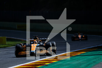 2022-08-28 - 03 RICCIARDO Daniel (aus), McLaren F1 Team MCL36, action during the Formula 1 Rolex Belgian Grand Prix 2022, 14th round of the 2022 FIA Formula One World Championship from August 26 to 28, 2022 on the Circuit de Spa-Francorchamps, in Francorchamps, Belgium - F1 - BELGIAN GRAND PRIX 2022 - RACE - FORMULA 1 - MOTORS