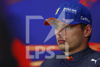 2022-08-28 - VERSTAPPEN Max (ned), Red Bull Racing RB18, portrait press conference during the Formula 1 Rolex Belgian Grand Prix 2022, 14th round of the 2022 FIA Formula One World Championship from August 26 to 28, 2022 on the Circuit de Spa-Francorchamps, in Francorchamps, Belgium - F1 - BELGIAN GRAND PRIX 2022 - RACE - FORMULA 1 - MOTORS