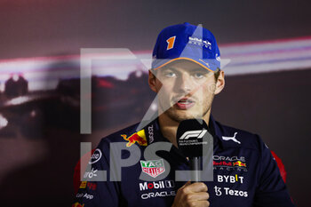 2022-09-01 - VERSTAPPEN Max (ned), Red Bull Racing RB18, portrait, press conference during the Formula 1 Heineken Dutch Grand Prix 2022, 15th round of the 2022 FIA Formula One World Championship from September 2 to 4, 2022 on the Zandvoort Circuit, in Netherlands, Belgium - F1 - DUTCH GRAND PRIX 2022 - FORMULA 1 - MOTORS