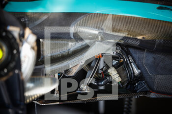 2022-09-01 - Mercedes AMG F1 Team W13, mechanical detail during the Formula 1 Heineken Dutch Grand Prix 2022, 15th round of the 2022 FIA Formula One World Championship from September 2 to 4, 2022 on the Zandvoort Circuit, in Netherlands, Belgium - F1 - DUTCH GRAND PRIX 2022 - FORMULA 1 - MOTORS