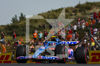 2022-09-02 - 31 OCON Esteban (fra), Alpine F1 Team A522, action during the Formula 1 Heineken Dutch Grand Prix 2022, 15th round of the 2022 FIA Formula One World Championship from September 2 to 4, 2022 on the Zandvoort Circuit, in Netherlands, Belgium - F1 - DUTCH GRAND PRIX 2022 - FORMULA 1 - MOTORS