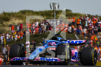 2022-09-02 - 14 ALONSO Fernando (spa), Alpine F1 Team A522, action during the Formula 1 Heineken Dutch Grand Prix 2022, 15th round of the 2022 FIA Formula One World Championship from September 2 to 4, 2022 on the Zandvoort Circuit, in Netherlands, Belgium - F1 - DUTCH GRAND PRIX 2022 - FORMULA 1 - MOTORS