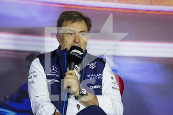 2022-09-03 - CAPITO Jost, Chief Executive Officer of Williams Racing, portrait, team principal press conference during the Formula 1 Heineken Dutch Grand Prix 2022, 15th round of the 2022 FIA Formula One World Championship from September 2 to 4, 2022 on the Zandvoort Circuit, in Netherlands, Belgium - F1 - DUTCH GRAND PRIX 2022 - FORMULA 1 - MOTORS
