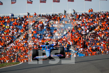 2022-09-03 - 31 OCON Esteban (fra), Alpine F1 Team A522, action during the Formula 1 Heineken Dutch Grand Prix 2022, 15th round of the 2022 FIA Formula One World Championship from September 2 to 4, 2022 on the Zandvoort Circuit, in Netherlands, Belgium - F1 - DUTCH GRAND PRIX 2022 - FORMULA 1 - MOTORS