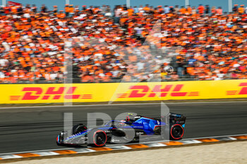 2022-09-03 - 06 LATIFI Nicholas (can), Williams Racing FW44, action during the Formula 1 Heineken Dutch Grand Prix 2022, 15th round of the 2022 FIA Formula One World Championship from September 2 to 4, 2022 on the Zandvoort Circuit, in Netherlands, Belgium - F1 - DUTCH GRAND PRIX 2022 - FORMULA 1 - MOTORS