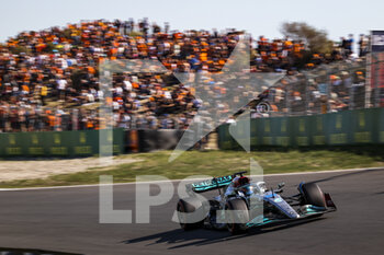 2022-09-03 - 63 RUSSELL George (gbr), Mercedes AMG F1 Team W13, action during the Formula 1 Heineken Dutch Grand Prix 2022, 15th round of the 2022 FIA Formula One World Championship from September 2 to 4, 2022 on the Zandvoort Circuit, in Netherlands, Belgium - F1 - DUTCH GRAND PRIX 2022 - FORMULA 1 - MOTORS