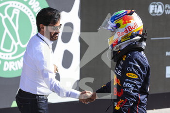 2022-09-03 - PEREZ Sergio (mex), Red Bull Racing RB18, VERSTAPPEN Max (ned), Red Bull Racing RB18, portrait during the Formula 1 Heineken Dutch Grand Prix 2022, 15th round of the 2022 FIA Formula One World Championship from September 2 to 4, 2022 on the Zandvoort Circuit, in Netherlands, Belgium - F1 - DUTCH GRAND PRIX 2022 - FORMULA 1 - MOTORS
