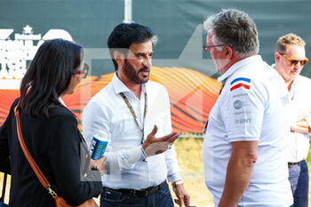 2022-09-03 - BEN SULAYEM Mohammed (uae), President of the FIA, and SZAFNAUER Otmar, Team Principal of Alpine F1 Team, portrait during the Formula 1 Heineken Dutch Grand Prix 2022, 15th round of the 2022 FIA Formula One World Championship from September 2 to 4, 2022 on the Zandvoort Circuit, in Netherlands, Belgium - F1 - DUTCH GRAND PRIX 2022 - RACE - FORMULA 1 - MOTORS
