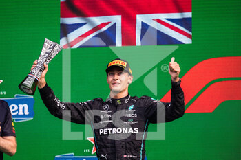 2022-09-04 - RUSSELL George (gbr), Mercedes AMG F1 Team W13, portrait at the podium during the Formula 1 Heineken Dutch Grand Prix 2022, 15th round of the 2022 FIA Formula One World Championship from September 2 to 4, 2022 on the Zandvoort Circuit, in Netherlands, Belgium - F1 - DUTCH GRAND PRIX 2022 - FORMULA 1 - MOTORS