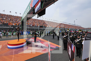 2022-09-04 - National Anthem Ceremony during the Formula 1 Heineken Dutch Grand Prix 2022, 15th round of the 2022 FIA Formula One World Championship from September 2 to 4, 2022 on the Zandvoort Circuit, in Netherlands, Belgium - F1 - DUTCH GRAND PRIX 2022 - RACE - FORMULA 1 - MOTORS
