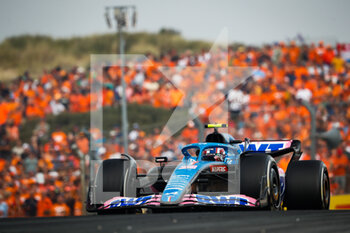 2022-09-04 - 31 OCON Esteban (fra), Alpine F1 Team A522, action during the Formula 1 Heineken Dutch Grand Prix 2022, 15th round of the 2022 FIA Formula One World Championship from September 2 to 4, 2022 on the Zandvoort Circuit, in Netherlands, Belgium - F1 - DUTCH GRAND PRIX 2022 - RACE - FORMULA 1 - MOTORS