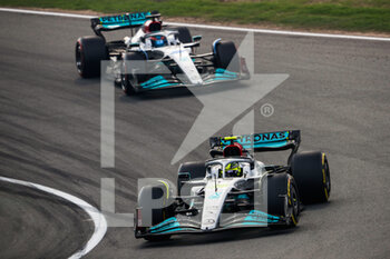 2022-09-04 - 44 HAMILTON Lewis (gbr), Mercedes AMG F1 Team W13, action during the Formula 1 Heineken Dutch Grand Prix 2022, 15th round of the 2022 FIA Formula One World Championship from September 2 to 4, 2022 on the Zandvoort Circuit, in Netherlands, Belgium - F1 - DUTCH GRAND PRIX 2022 - RACE - FORMULA 1 - MOTORS