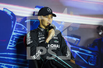 2022-09-04 - RUSSELL George (gbr), Mercedes AMG F1 Team W13, portrait, press conference during the Formula 1 Heineken Dutch Grand Prix 2022, 15th round of the 2022 FIA Formula One World Championship from September 2 to 4, 2022 on the Zandvoort Circuit, in Netherlands, Belgium - F1 - DUTCH GRAND PRIX 2022 - RACE - FORMULA 1 - MOTORS