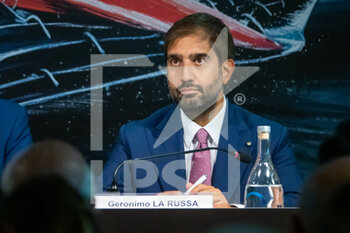 2022-09-06 - Geronimo La Russa (President of ACI Milano) - PRESS CONFERENCE OF THE 2022 FORMULA 1 PIRELLI GRAN PREMIO D'ITALIA 2022 - GRAND PRIX OF ITALY 2022 - FORMULA 1 - MOTORS