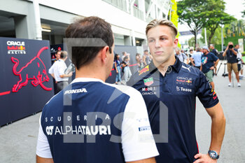 2022-09-29 - LAWSON Liam (nzl), Reserve Driver Red Bull Racing, portrait during the Formula 1 Singapore Airlines Singapore Grand Prix 2022, 17th round of the 2022 FIA Formula One World Championship from September 30 to October 02, 2022 on the Marina Bay Street Circuit, in Singapore - F1 - SINGAPORE GRAND PRIX 2022 - FORMULA 1 - MOTORS