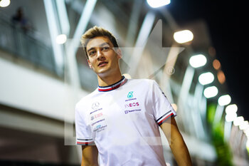 2022-09-29 - RUSSELL George (gbr), Mercedes AMG F1 Team W13, portrait during the Formula 1 Singapore Airlines Singapore Grand Prix 2022, 17th round of the 2022 FIA Formula One World Championship from September 30 to October 02, 2022 on the Marina Bay Street Circuit, in Singapore - F1 - SINGAPORE GRAND PRIX 2022 - FORMULA 1 - MOTORS