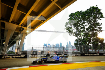 2022-09-30 - 06 LATIFI Nicholas (can), Williams Racing FW44, action during the Formula 1 Singapore Airlines Singapore Grand Prix 2022, 17th round of the 2022 FIA Formula One World Championship from September 30 to October 02, 2022 on the Marina Bay Street Circuit, in Singapore - F1 - SINGAPORE GRAND PRIX 2022 - FORMULA 1 - MOTORS