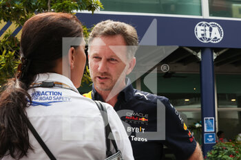 2022-10-01 - HORNER Christian (gbr), Team Principal of Red Bull Racing, portrait during the Formula 1 Singapore Airlines Singapore Grand Prix 2022, 17th round of the 2022 FIA Formula One World Championship from September 30 to October 02, 2022 on the Marina Bay Street Circuit, in Singapore - F1 - SINGAPORE GRAND PRIX 2022 - FORMULA 1 - MOTORS