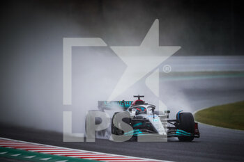07/10/2022 - 63 RUSSELL George (gbr), Mercedes AMG F1 Team W13, action during the Formula 1 Honda Japanese Grand Prix 2022, 18th round of the 2022 FIA Formula One World Championship from October 7 to 9, 2022 on the Suzuka International Racing Course, in Suzuka, Mie Prefecture, Japan - F1 - JAPANESE GRAND PRIX 2022 - FORMULA 1 - MOTORI