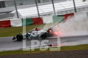 07/10/2022 - 44 HAMILTON Lewis (gbr), Mercedes AMG F1 Team W13, action during the Formula 1 Honda Japense Grand Prix 2022, 18th round of the 2022 FIA Formula One World Championship from Octobre 7 to 9, 2022 on the Suzuka International Racing Course, in Suzuka, Mie Prefecture, Japan - F1 - JAPANESE GRAND PRIX 2022 - FORMULA 1 - MOTORI