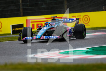 07/10/2022 - 14 ALONSO Fernando (spa), Alpine F1 Team A522, action during the Formula 1 Honda Japanese Grand Prix 2022, 18th round of the 2022 FIA Formula One World Championship from Octobre 7 to 9, 2022 on the Suzuka International Racing Course, in Suzuka, Mie Prefecture, Japan - F1 - JAPANESE GRAND PRIX 2022 - FORMULA 1 - MOTORI