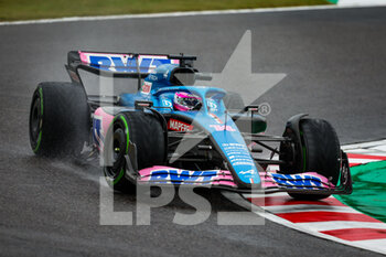 07/10/2022 - 14 ALONSO Fernando (spa), Alpine F1 Team A522, action during the Formula 1 Honda Japanese Grand Prix 2022, 18th round of the 2022 FIA Formula One World Championship from Octobre 7 to 9, 2022 on the Suzuka International Racing Course, in Suzuka, Mie Prefecture, Japan - F1 - JAPANESE GRAND PRIX 2022 - FORMULA 1 - MOTORI
