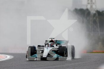 07/10/2022 - 63 RUSSELL George (gbr), Mercedes AMG F1 Team W13, action during the Formula 1 Honda Japense Grand Prix 2022, 18th round of the 2022 FIA Formula One World Championship from Octobre 7 to 9, 2022 on the Suzuka International Racing Course, in Suzuka, Mie Prefecture, Japan - F1 - JAPANESE GRAND PRIX 2022 - FORMULA 1 - MOTORI