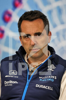 2022-10-08 - Dave Robson (GBR) Williams Racing Head of Vehicle Performance, portrait, in the FIA Press Conference during the Formula 1 Honda Japense Grand Prix 2022, 18th round of the 2022 FIA Formula One World Championship from Octobre 7 to 9, 2022 on the Suzuka International Racing Course, in Suzuka, Mie Prefecture, Japan - F1 - JAPANESE GRAND PRIX 2022 - FORMULA 1 - MOTORS