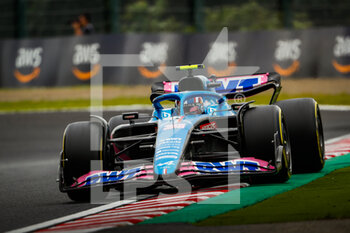 2022-10-08 - 31 OCON Esteban (fra), Alpine F1 Team A522, action during the Formula 1 Honda Japanese Grand Prix 2022, 18th round of the 2022 FIA Formula One World Championship from October 7 to 9, 2022 on the Suzuka International Racing Course, in Suzuka, Mie Prefecture, Japan - F1 - JAPANESE GRAND PRIX 2022 - FORMULA 1 - MOTORS