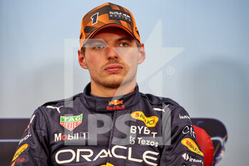 2022-10-08 - Max Verstappen (NLD) Red Bull Racing, portrait in the post qualifying FIA Press Conference during the Formula 1 Honda Japense Grand Prix 2022, 18th round of the 2022 FIA Formula One World Championship from Octobre 7 to 9, 2022 on the Suzuka International Racing Course, in Suzuka, Mie Prefecture, Japan - F1 - JAPANESE GRAND PRIX 2022 - FORMULA 1 - MOTORS