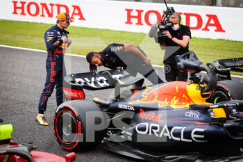 2022-10-08 - VERSTAPPEN Max (ned), Red Bull Racing RB18, portrait during the Formula 1 Honda Japanese Grand Prix 2022, 18th round of the 2022 FIA Formula One World Championship from October 7 to 9, 2022 on the Suzuka International Racing Course, in Suzuka, Mie Prefecture, Japan - F1 - JAPANESE GRAND PRIX 2022 - FORMULA 1 - MOTORS