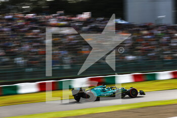 2022-10-08 - 18 STROLL Lance (can), Aston Martin F1 Team AMR22, action during the Formula 1 Honda Japanese Grand Prix 2022, 18th round of the 2022 FIA Formula One World Championship from October 7 to 9, 2022 on the Suzuka International Racing Course, in Suzuka, Mie Prefecture, Japan - F1 - JAPANESE GRAND PRIX 2022 - FORMULA 1 - MOTORS