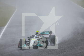 2022-10-09 - 44 HAMILTON Lewis (gbr), Mercedes AMG F1 Team W13, action during the Formula 1 Honda Japense Grand Prix 2022, 18th round of the 2022 FIA Formula One World Championship from Octobre 7 to 9, 2022 on the Suzuka International Racing Course, in Suzuka, Mie Prefecture, Japan - F1 - JAPANESE GRAND PRIX 2022 - RACE - FORMULA 1 - MOTORS