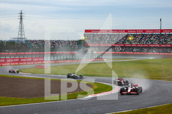 2022-10-09 - 20 MAGNUSSEN Kevin (den), Haas F1 Team VF-22 Ferrari, action during the Formula 1 Honda Japanese Grand Prix 2022, 18th round of the 2022 FIA Formula One World Championship from Octobre 7 to 9, 2022 on the Suzuka International Racing Course, in Suzuka, Mie Prefecture, Japan - F1 - JAPANESE GRAND PRIX 2022 - RACE - FORMULA 1 - MOTORS